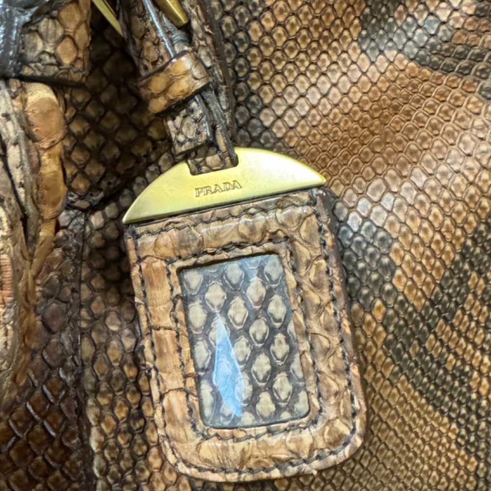 Prada Python Frame Bag - image 4